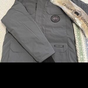 Canada Goose Men's Charcoal Puffer Jacket